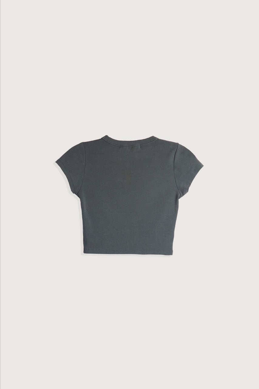 Charcoal Babydoll Tee