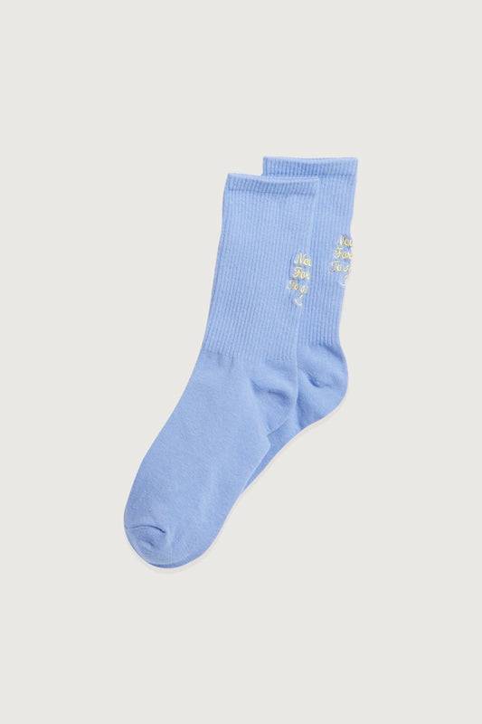 Blue Never Forget To Smile Socks