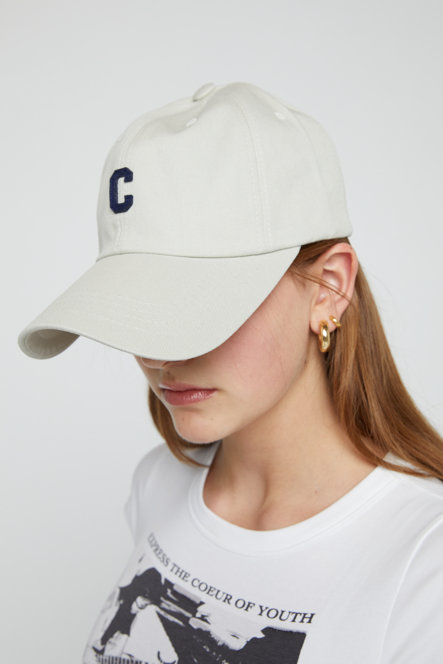Simply White Coeur Hat