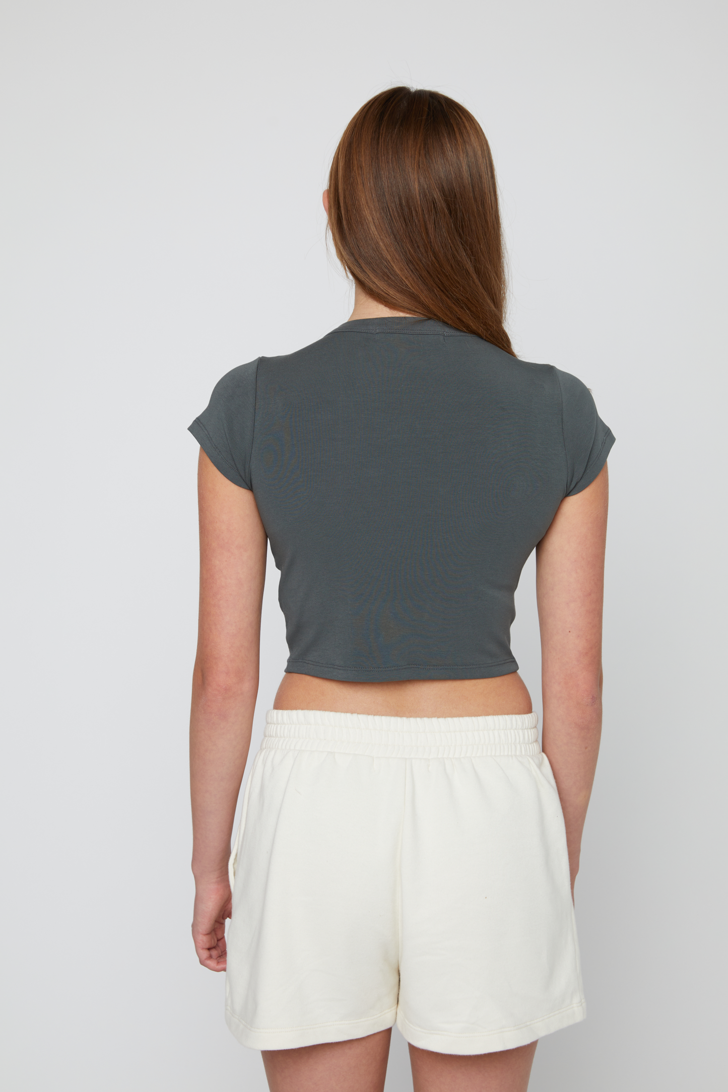 Charcoal Babydoll Tee