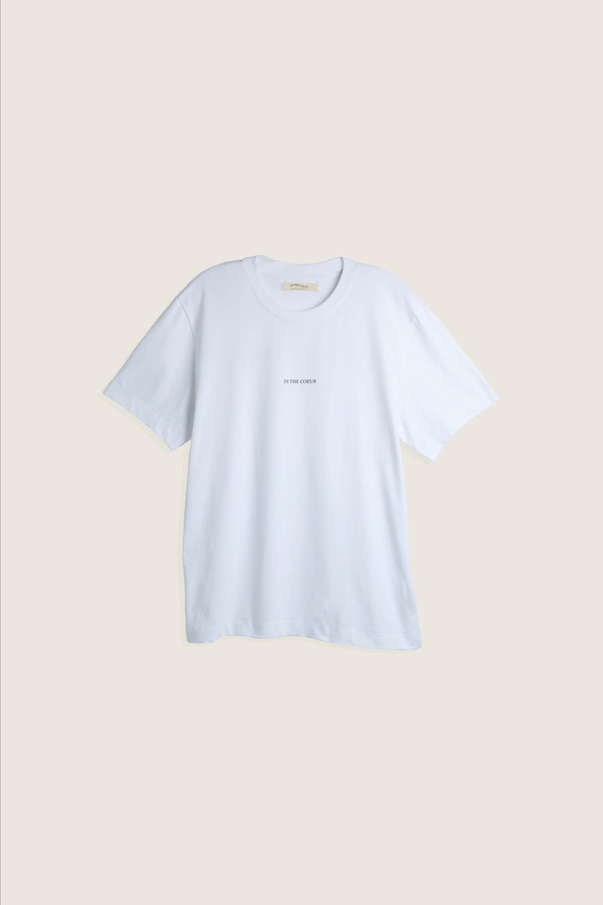 White Men's Graphic T-Shirt