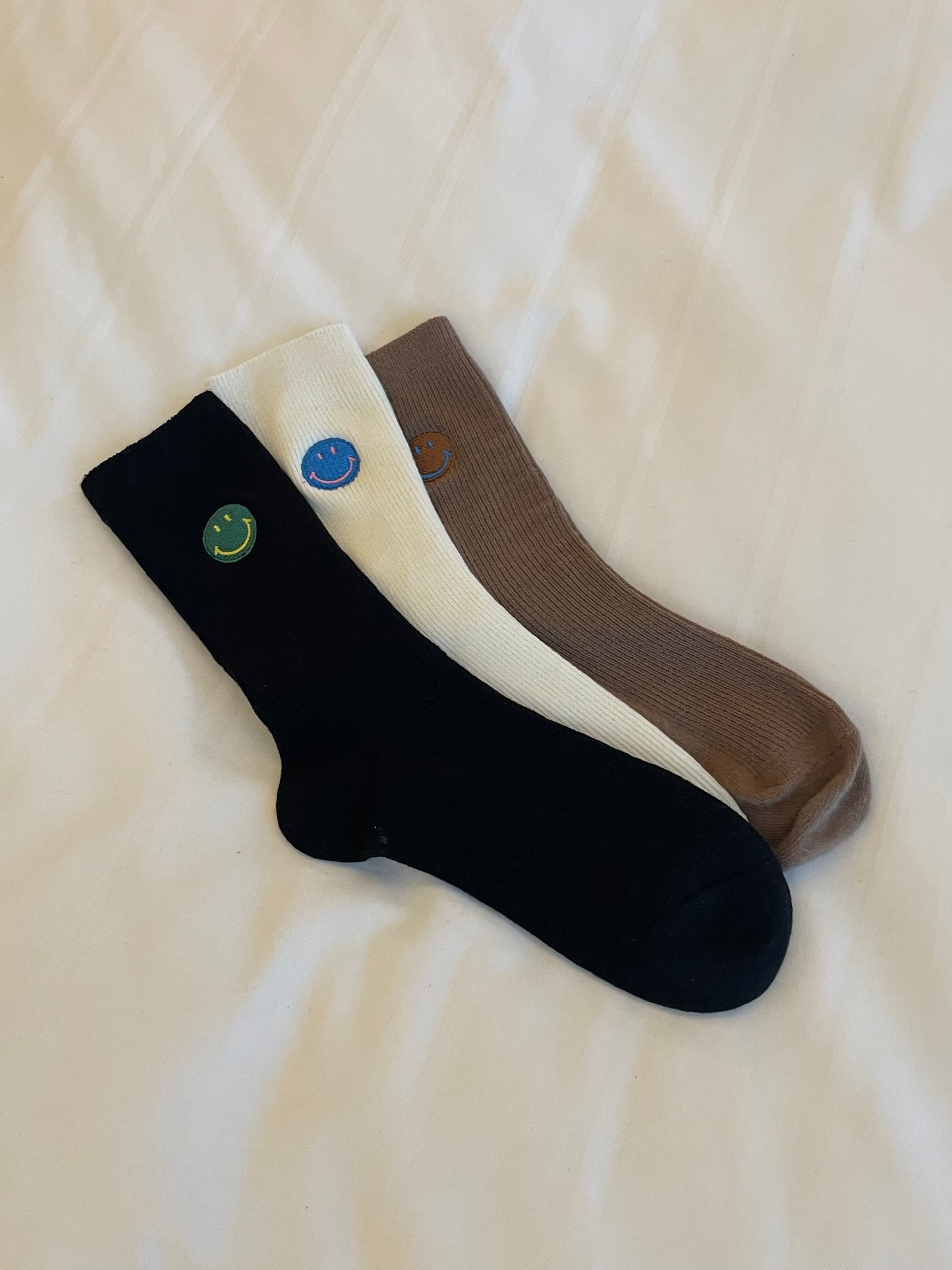 Smiley Socks Black