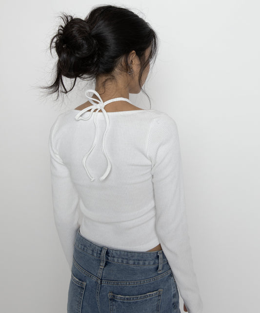 White Tie Long Sleeve
