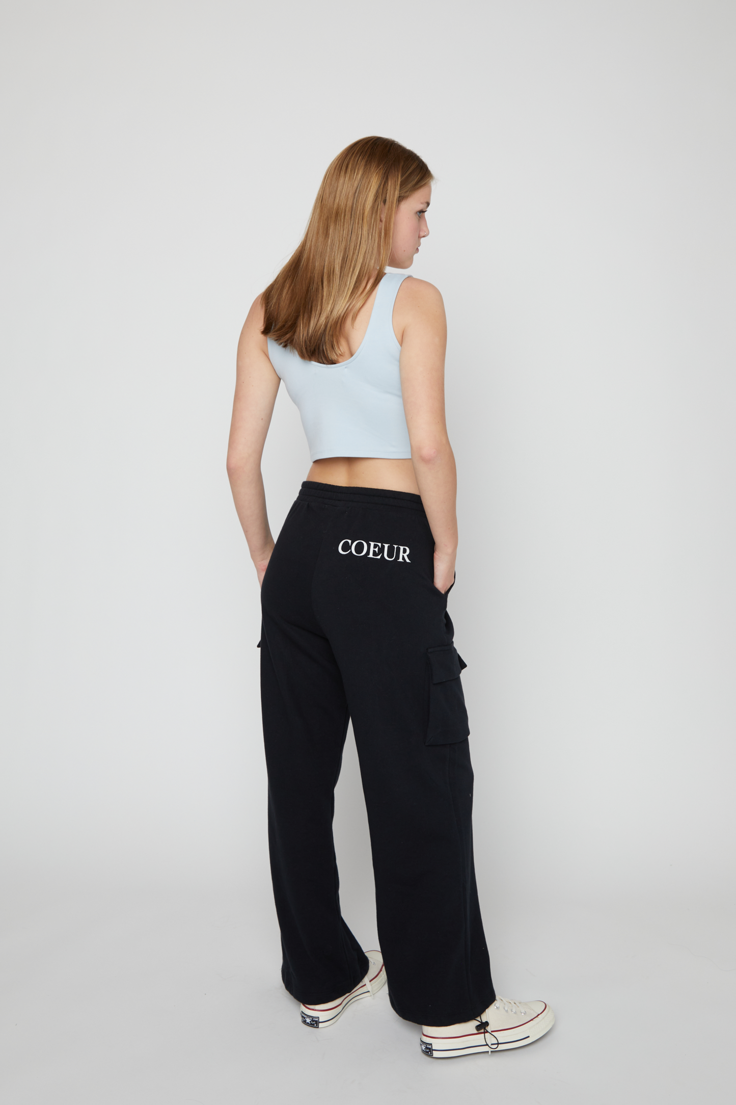 Black Coeur Cargo Sweatpants