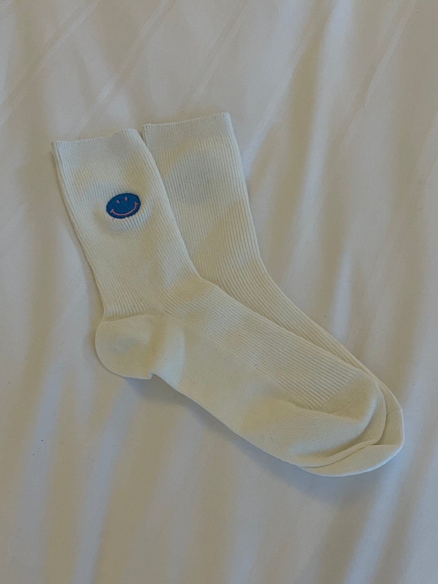 Smiley Socks Ivory