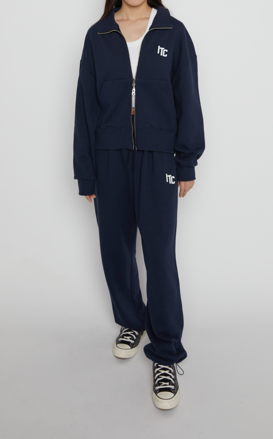 ITC Double Zip-up Navy